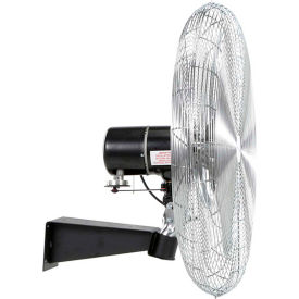 Airmaster Fan Co. 20903 Airmaster 18" Oscillating Wall Mount Fan, 3 Speed, 2600 CFM, 115V, 1/5 HP, Single Phase image.