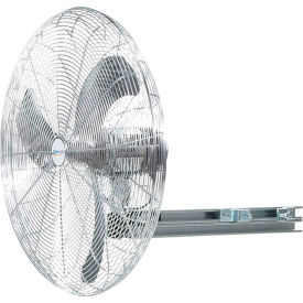 Airmaster Fan Co. 37139 Airmaster 24" I Beam Fan, Pull Chain Switch, 3 Speed, 5588 CFM, 115V, 2.5 Amp, 1/3HP image.