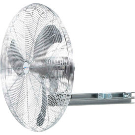 Airmaster Fan Co. 37148 Airmaster 30" Oscillating I Beam Fan, Pull Chain Switch, 3 Speed, 8402 CFM, 115V, 2.7 Amp, 1/3 HP image.