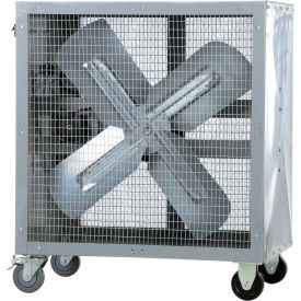 Airmaster Fan Co. 39171 Airmaster 30" Belt Drive Mobile Filtered Fans, Open Drip Proof, 3,606 CFM, 1/2 HP image.