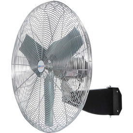 Airmaster Fan Co. 71565 Airmaster 24" Oscillating Wall Mount Fan, 3 Speed, 5548 CFM, 115V, 1/3 HP, Single Phase image.