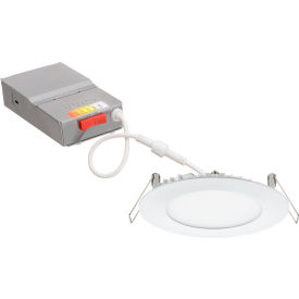 Acuity Brands Lighting (Lithonia) WF4 SWW5 90CRI MW M6 Lithonia Lighting® Wafer™ 4" LED Canless Recessed Downlight, 2700-5000K, White image.