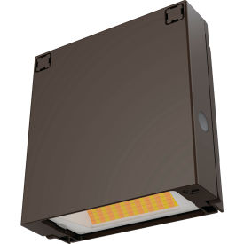 Acuity Brands Lighting (Lithonia) WPX0-LED-ALO-SWW2-MVOLT-PE-DDBXD-M2 Contractor Select™ WPX0 LED Wall Pack, 6.4W, 850/1650 Lumens, 120-277V, Bronze image.