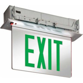 Acuity Brands Lighting (Lithonia) EDGR 2 GMR EL M4 Lithonia Lighting EDGR 2 GMR EL M4 - LED Edge-Lit Exit Sign Green image.