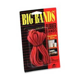 Alliance Rubber Company ALL00700 Alliance® Big Bands™ Rubber Bands, 7" x 1/8", Red, 12/Pack image.