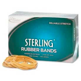 Alliance Rubber Company 24195 Alliance® Sterling® Rubber Bands, Size # 19, 3-1/2" x 1/16", Natural, 1 lb. Box image.