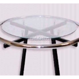 Amko Displays Llc 36GK57 Glass, 3/16" Dia., Round, For 36" Round Rack, Temper, Clear image.