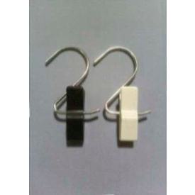 Amko Displays Llc BSC/W 3" S Hook With 2" Clamp, White image.