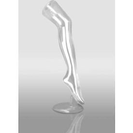 Amko Displays Llc CLAIRE LEG2 Transparent Mannequin, Leg, 30"H image.