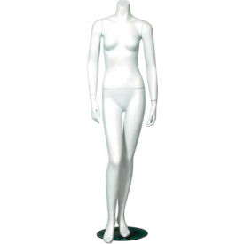 Amko Displays Llc ERICA-1 Female Mannequin - Headless, Hands by Side, Legs Straight - Matte Finish image.