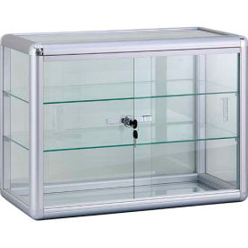 Amko Displays Llc F-1301 Countertop Glass Showcase 24" L x 12" D x 18" image.