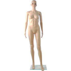 Female Mannequin - Complete, Hands by Side, Legs Straight - Flesh Tone