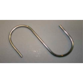 S Hook, 3 L, Metal, Chrome - Pkg Qty 30