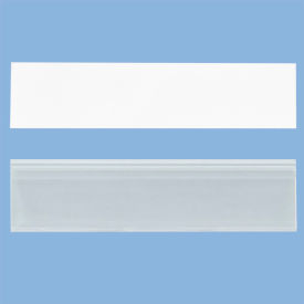 Card Stock Label Holder For Bins, 13/16" x 3", Clear, Pack of 25 view 2