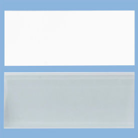 Akro-Mils® Card Stock Label Holder For Bins 1-3/4" x 4" Clear Pack of 25 