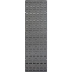 Louvered Wall Panel, 18"W x 61"H, Gray view 2