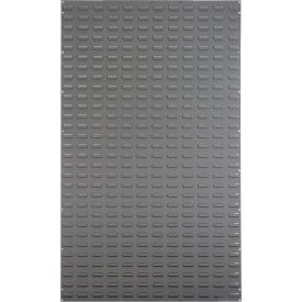 Louvered Wall Panel, 36"W x 61"H, Gray view 2
