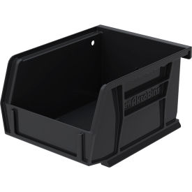 Plastic Storage Bin, 5-3/8"L x 4-1/8"W x 3"H, Black view 2
