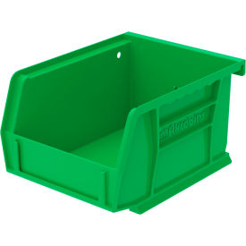 Plastic Storage Bin, 5-3/8"L x 4-1/8"W x 3"H, Green view 2