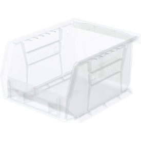 Plastic Storage Bin, 5-3/8"L x 4-1/8"W x 3"H, Clear view 2