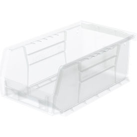 Plastic Storage Bin, 7-3/8"L x 4-1/8"W x 3"H, Clear view 2