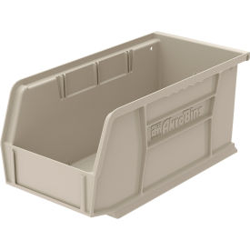Plastic Storage Bin, 10-7/8"L x 5-1/2"W x 5"H, Stone view 2