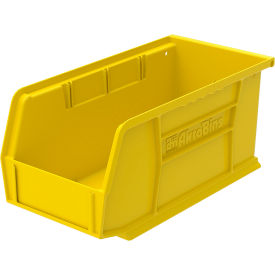 Plastic Storage Bin, 10-7/8"L x 5-1/2"W x 5"H, Yellow view 2