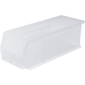 Plastic Storage Bin, 14-3/4"L x 5-1/2"W x 5"H, Clear view 2