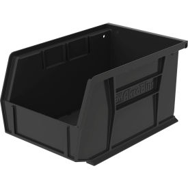 Plastic Storage Bin, 9-1/4"L x 6"W x 5"H, Black view 2