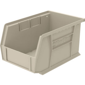 Plastic Storage Bin, 9-1/4"L x 6"W x 5"H, Stone view 2