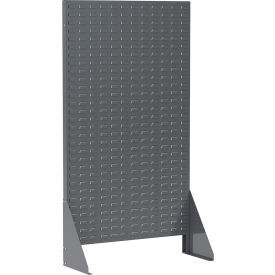 1-Sided Louvered Rivet Floor Rack, 13-1/2"W x 66-3/8"H view 2