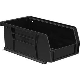 Akro-Mils® AkroBin® Plastic Stack & Hang Bin 4-1/8""W x 7-3/8""L x 3""H Black