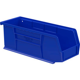 Akro-Mils® AkroBin® Plastic Hang & Stack Bin 10-7/8""L x 4-1/8""W x 4""H Blue