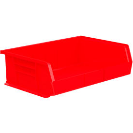Akro-Mils® AkroBin® Plastic Hang & Stack Bin 10-7/8""L x 16-1/2""W x 5""H Red