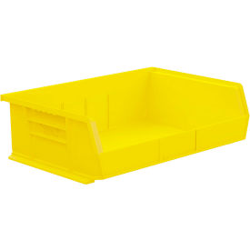 Akro-Mils® AkroBin® Plastic Hang & Stack Bin 10-7/8""L x 16-1/2""W x 5""H Yellow