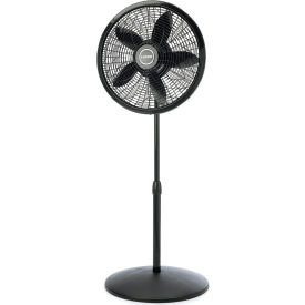 Lasko 18"" Pedestal Fan 3 Speed Black