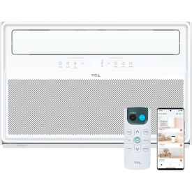 TCL Q Smart Inverter Window Air Conditioner with Heater 550 Sq. Ft. 12000 BTU 115V R32 