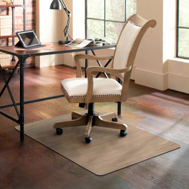Aleco 119753 ES Robbins® Trendsetter Chair Mat for Hard Floors - 36" x 48" - Driftwood image.