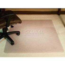 Aleco 122381 ES Robbins® Chair Mat for Carpet - 46"W x 6"L, 0.13" Thick - Beveled Edge image.