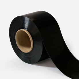 Clear-Flex II Vinyl Bulk Roll, Smooth, .06" Thick, 6"W x 75'H, Black/Opaque view 2