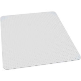 Aleco 128081 ES Robbins® Office Chair Mat for Low Pile Carpet - 36"W x 48"L Rectangular - Crystal Edge image.