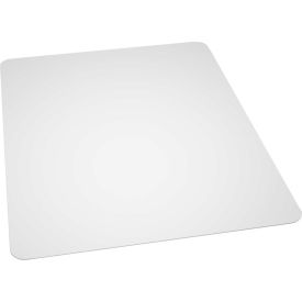 Aleco 132631 ES Robbins® Chair Mat for Hard Floors - Heavy Use - 60" x 60" Square - Clear - Straight Edge image.