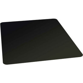 Aleco 128013 ES Robbins® Chair Mat for Carpet - Low Pile - 36" x 48" Rectangle - Black - Straight Edge image.