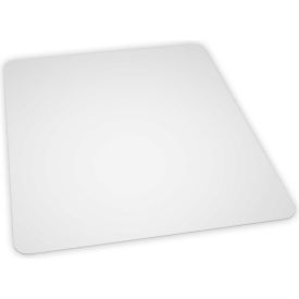 Aleco 132331 ES Robbins® Office Chair Mat for Hard Floor - 46"W x 60"L - Straight Edge - Clear image.