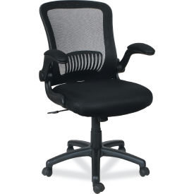Alera Furniture EBE4217 Alera® EB-E Series Swivel/Tilt Mid-Back Mesh Chair, 275 lb Cap, Adjustable Seat Height, Black image.