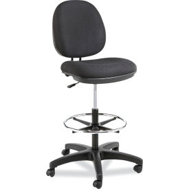 Alera Furniture ALEIN4611 Alera® Interval Series Swivel Task Stool, 275 lb Cap, 23.93" - 34.53" Seat Height, Black image.