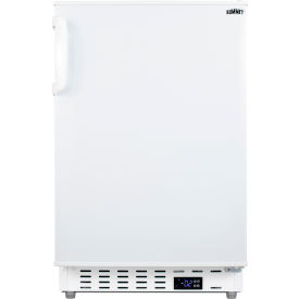 Summit Appliance Div. ALFZ36 Summit Appliance Built In Undercounter ADA Freezer, Solid Door, 2.68 Cu. Ft., White image.