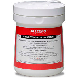 Allegro 5001 Wipe Downs for Equipment - Pop Up Canister, 220/Ct.