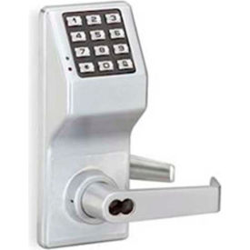 Alarm Lock Corp DL2775IC/26D Trilogy DL2775IC/26D Keypad Programmable Pushbutton Lock 100 Combination Cap, Regal (Curved) Lever, image.