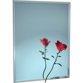 Asi Group 0620-1624 ASI® Stainless Steel Channel Frame Mirror - 16"Wx24"H - 0620-1624 image.